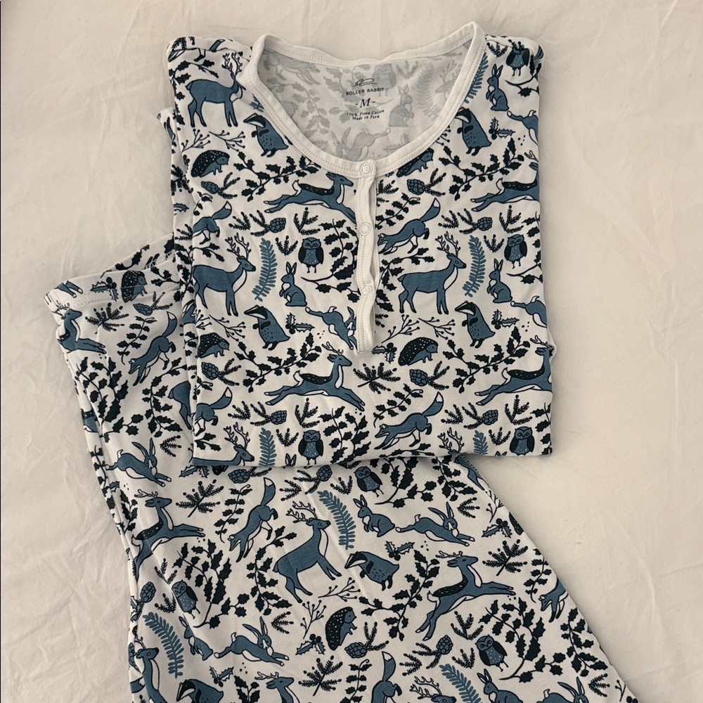 EUC Roller Rabbit Winterland Women’s Pajama Set